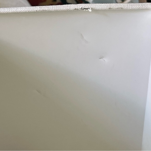 White Rectangular Lamp Shade - Picture 15 of 16